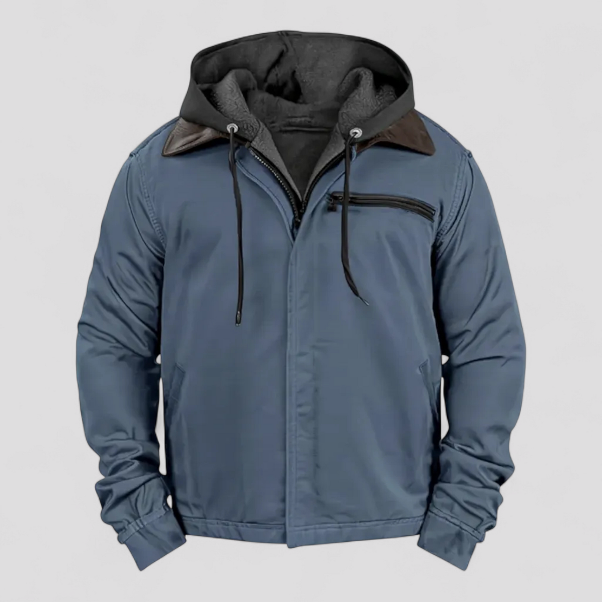 Herrejakke med Hætte – Letvægtsdesign til Forår