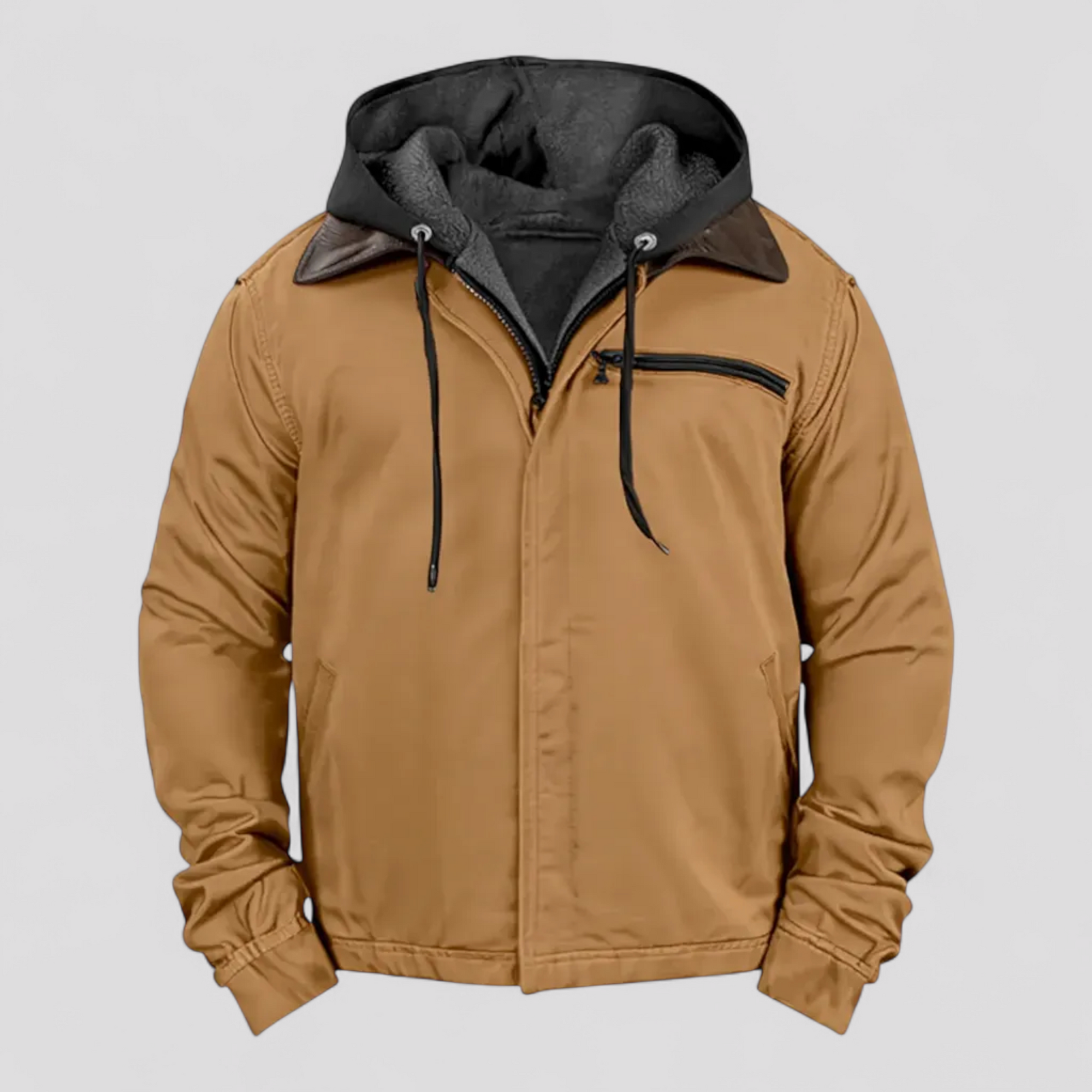 Herrejakke med Hætte – Letvægtsdesign til Forår