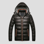 Isoleret Herre Vinterjakke med Hætte