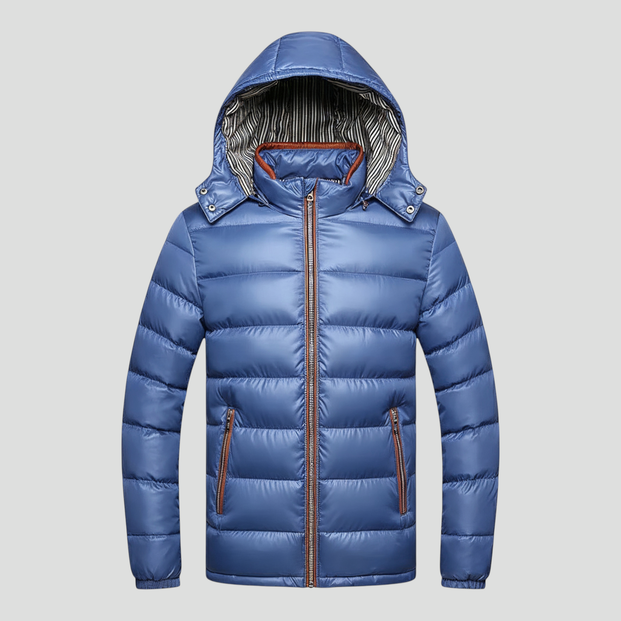 Isoleret Herre Vinterjakke med Hætte