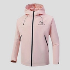 Let Vandafvisende Herre Vindjakke med Aftagelig Hætte – Til Udendørs Aktiviteter