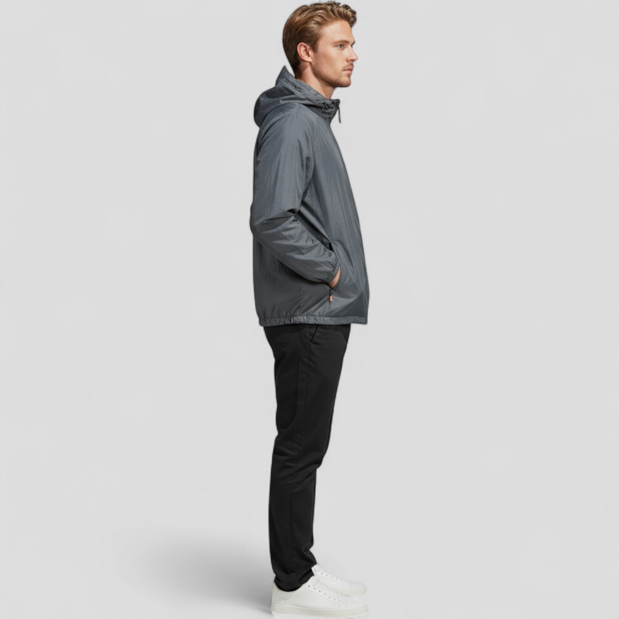 Letvægts Vindjakke til Herrer med UV-Beskyttelse