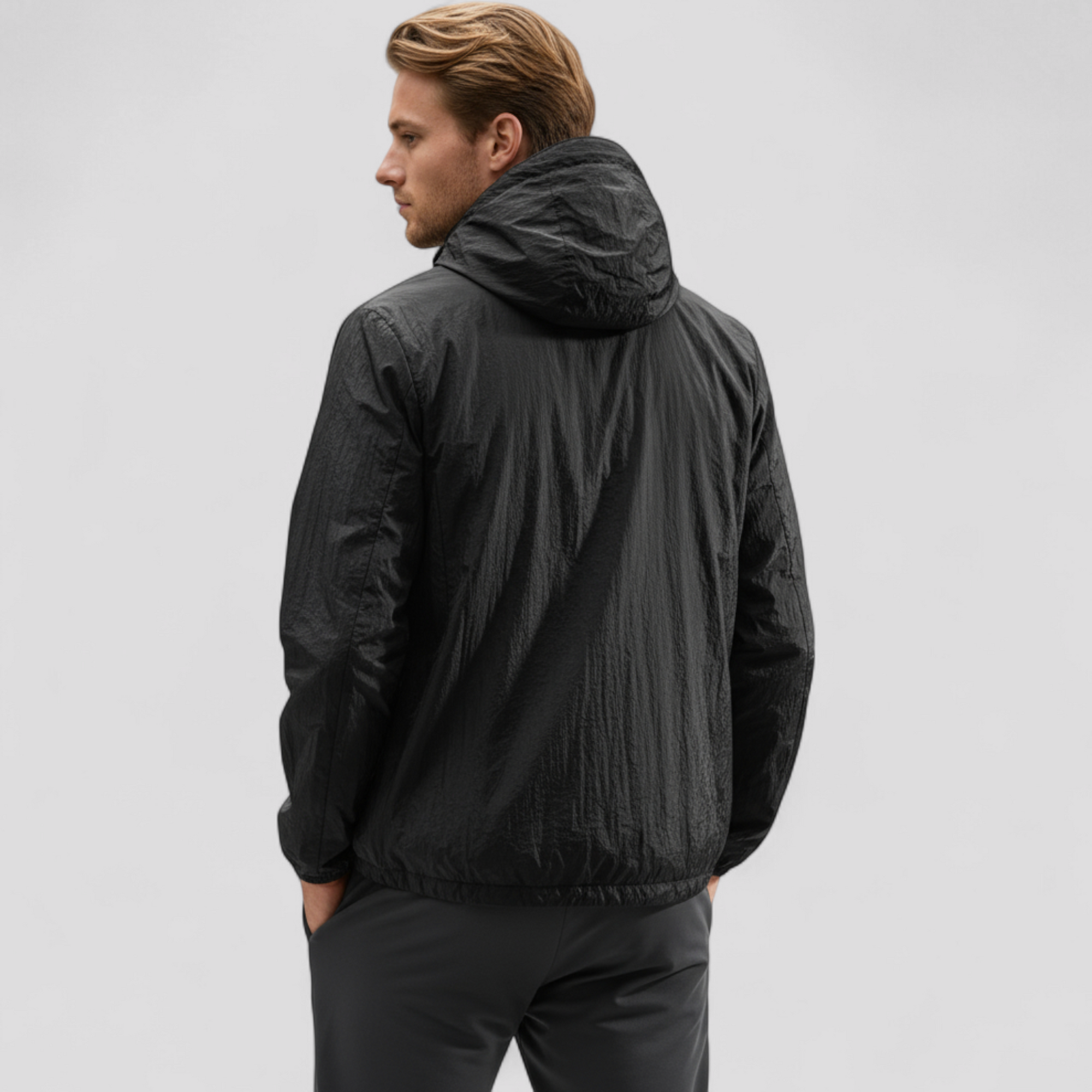 Letvægts Vindjakke til Herrer med UV-Beskyttelse