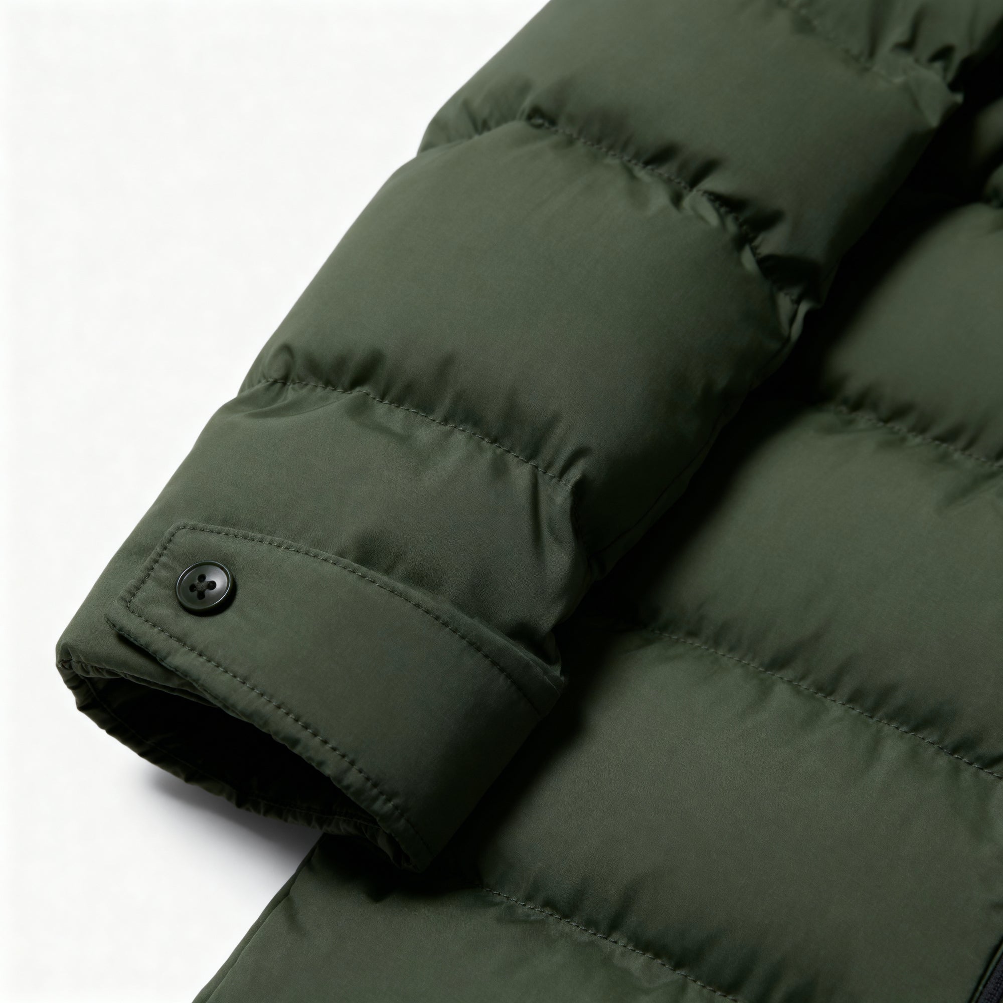 Mænds Varm Lang Jakke med Hætte