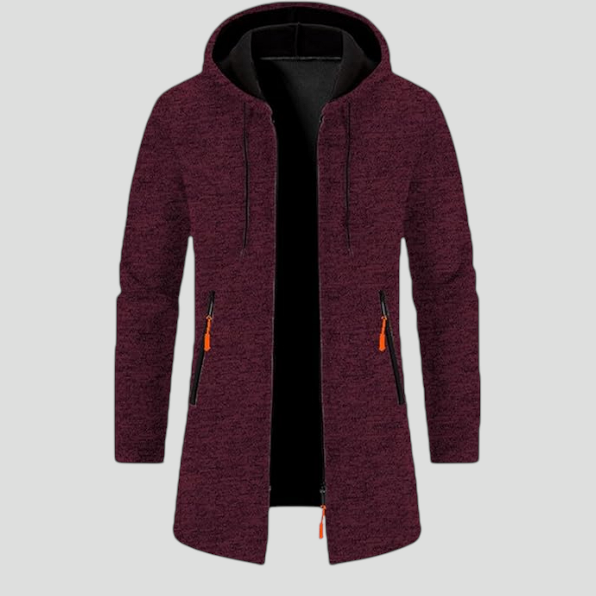 Oversize Vinterjakke til Herre med Hætte