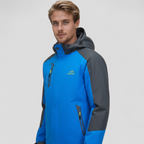 Robust og stilfuld vandtæt herrejakke til udendørs eventyr