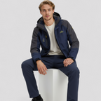 Robust og stilfuld vandtæt herrejakke til udendørs eventyr