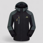 Robust og stilfuld vandtæt herrejakke til udendørs eventyr