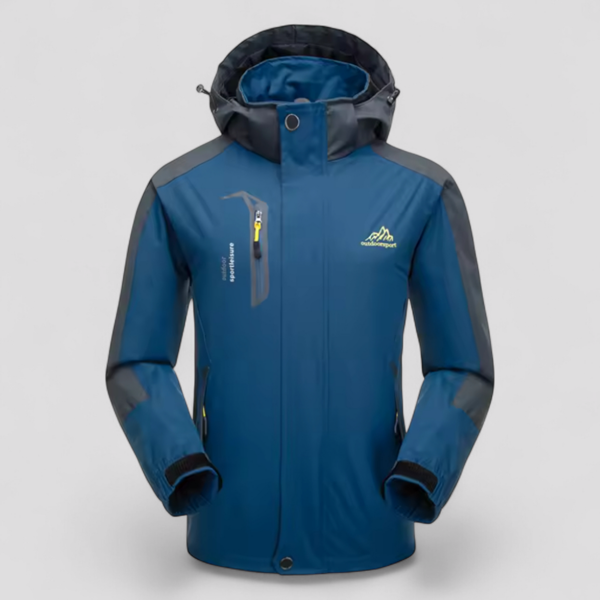 Robust og stilfuld vandtæt herrejakke til udendørs eventyr