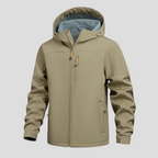 Softshell Jakke til Mænd – Vandtæt med Hætte