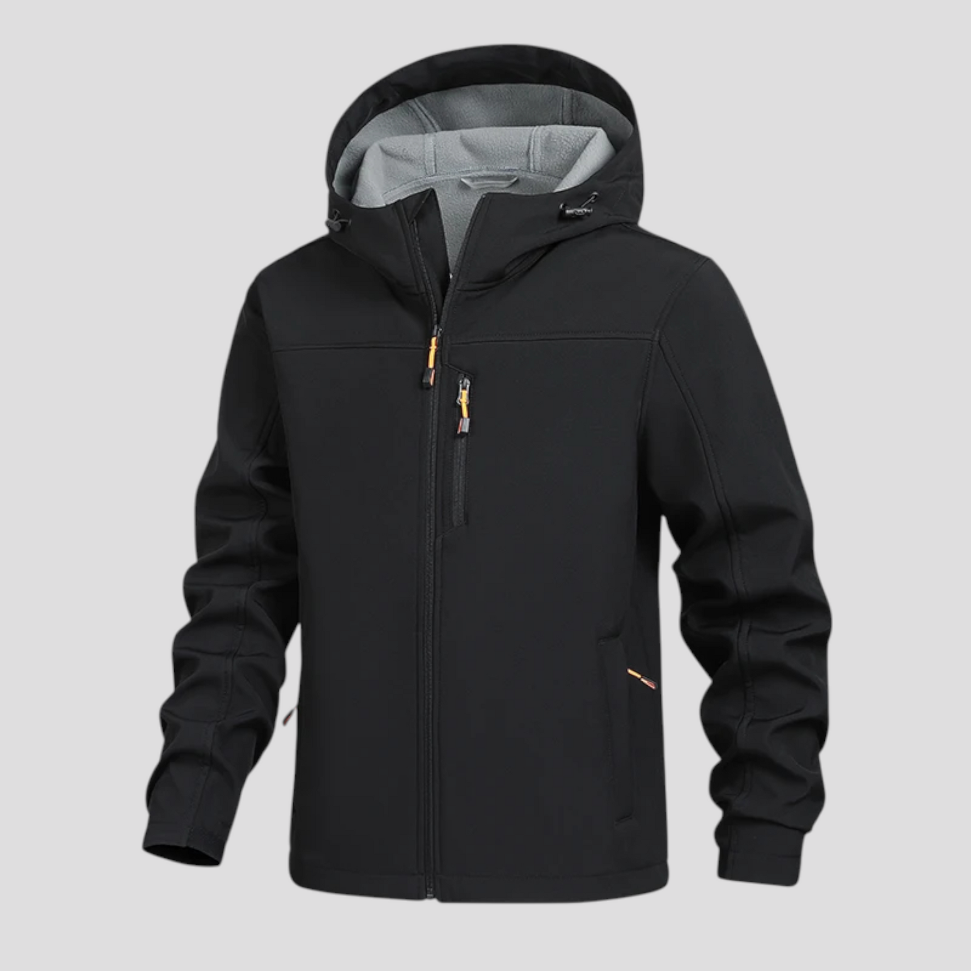 Softshell Jakke til Mænd – Vandtæt med Hætte