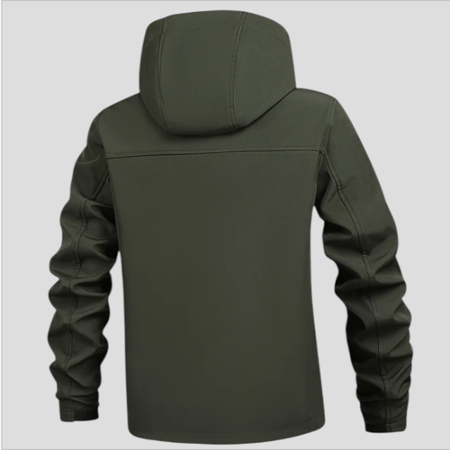 Softshell Jakke til Mænd – Vandtæt med Hætte