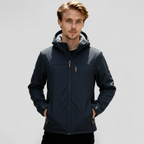 Softshell Jakke til Mænd – Vandtæt med Hætte