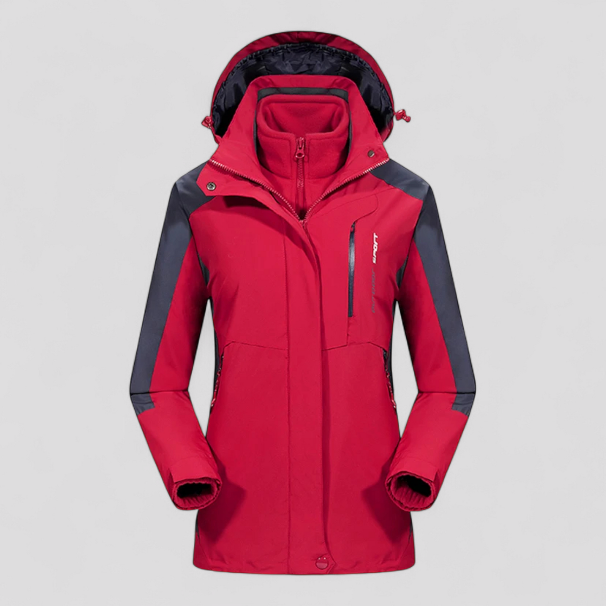 Ultralæt Softshell Damejakke med Komfortabelt Fleecefoder til Hverdagsbrug