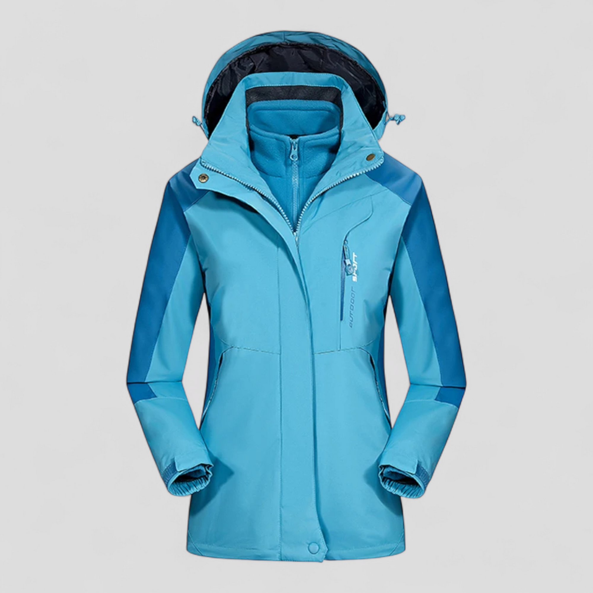 Ultralæt Softshell Damejakke med Komfortabelt Fleecefoder til Hverdagsbrug