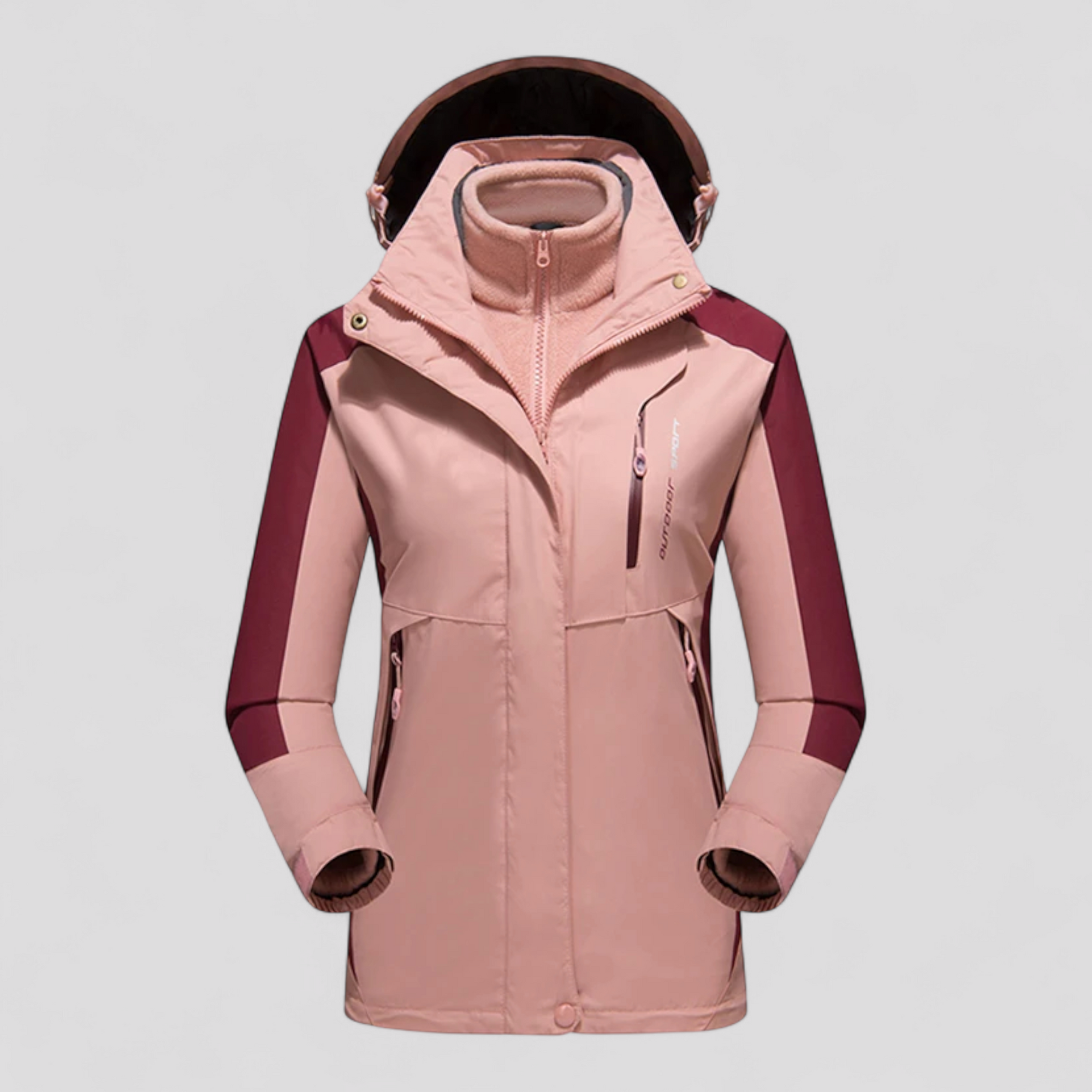 Ultralæt Softshell Damejakke med Komfortabelt Fleecefoder til Hverdagsbrug