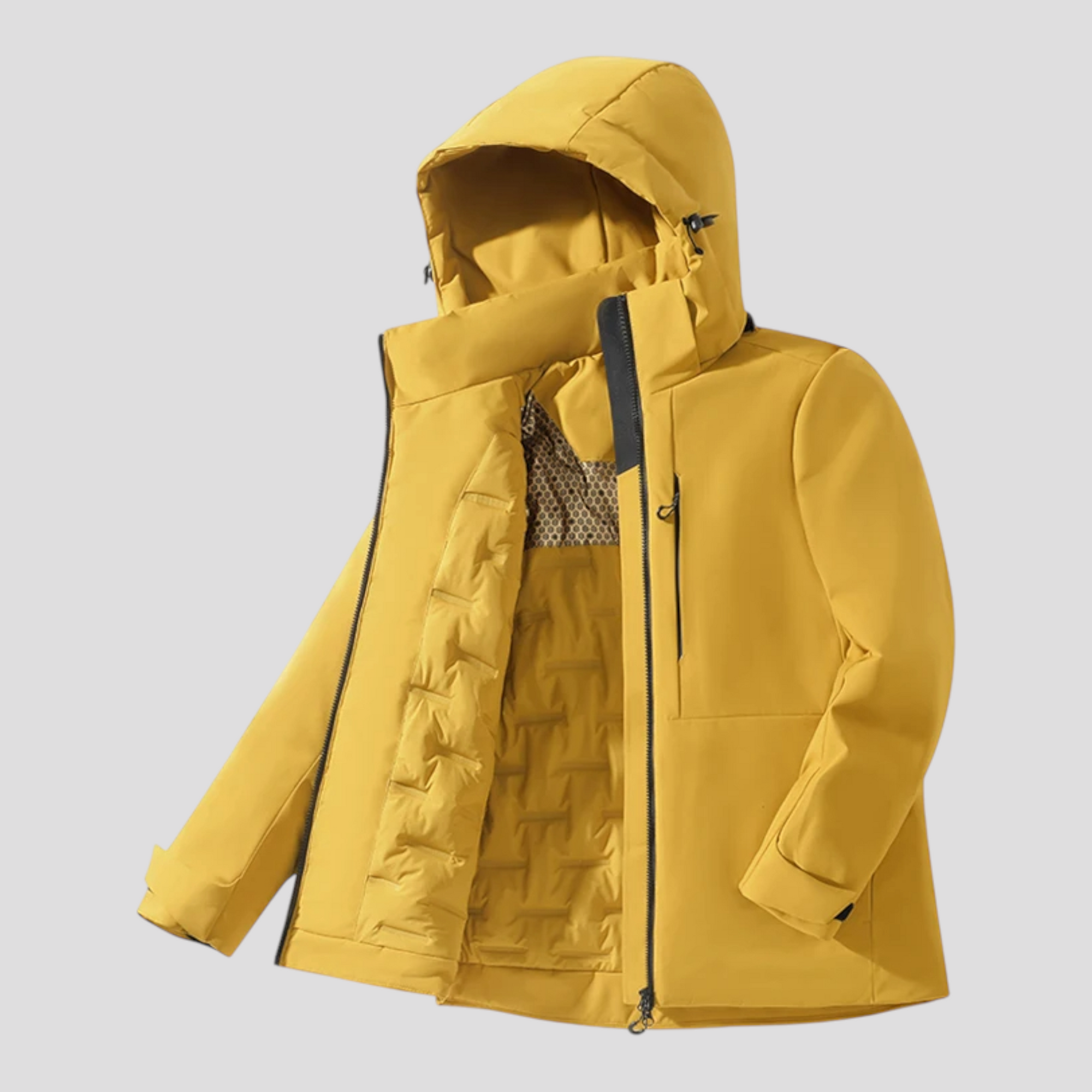 Vandtæt Unisex Fleecejakke til Udendørs Aktiviteter