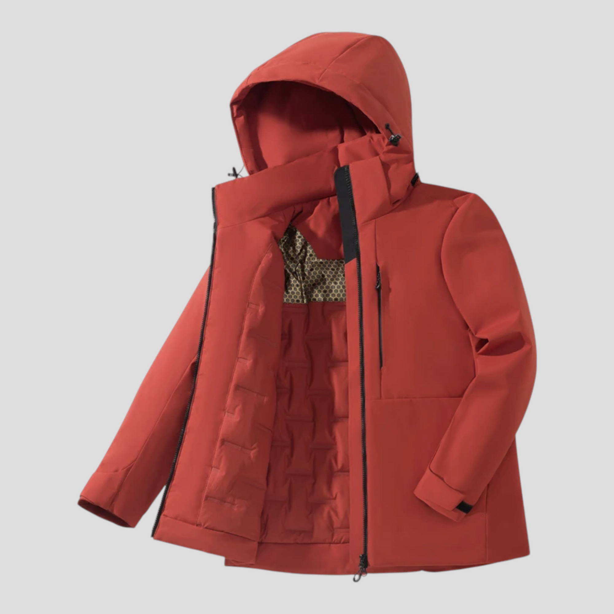 Vandtæt Unisex Fleecejakke til Udendørs Aktiviteter