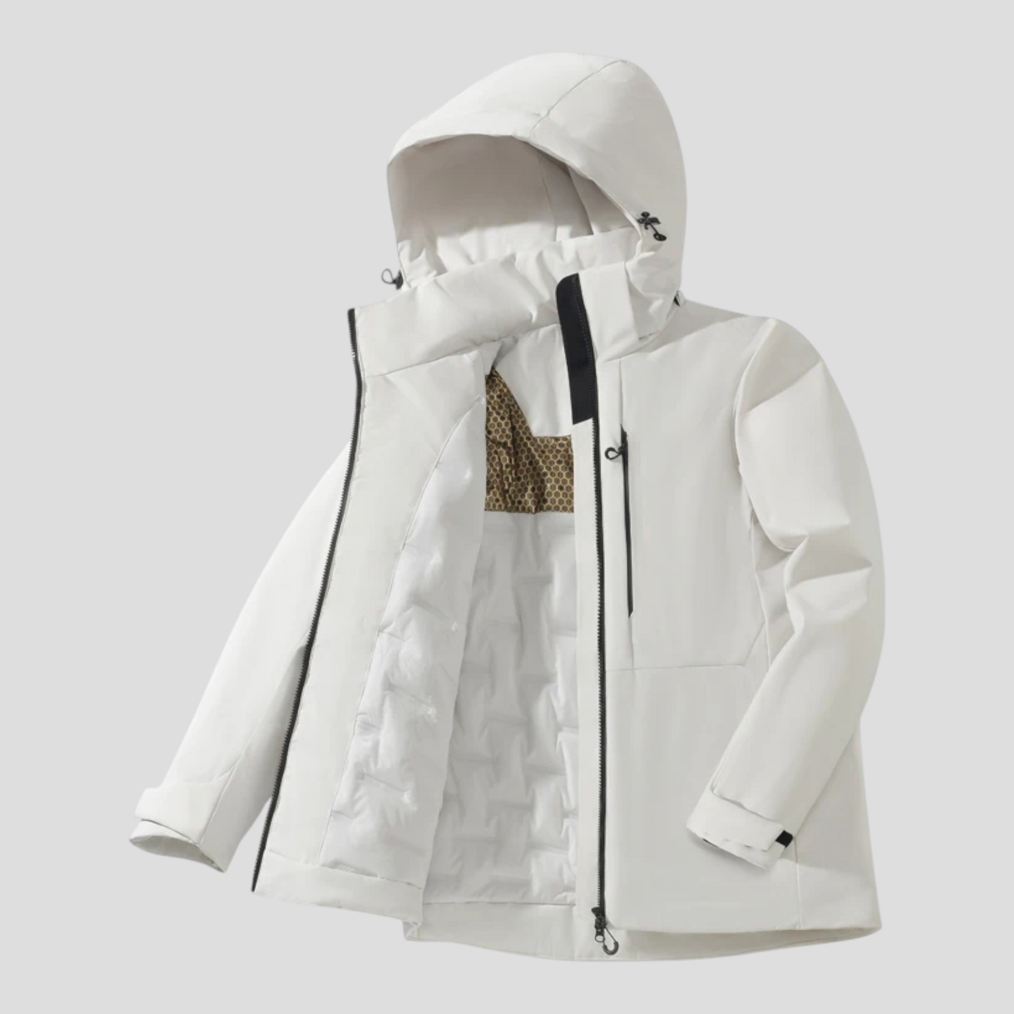 Vandtæt Unisex Fleecejakke til Udendørs Aktiviteter