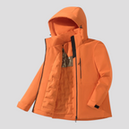 Vandtæt Unisex Fleecejakke til Udendørs Aktiviteter