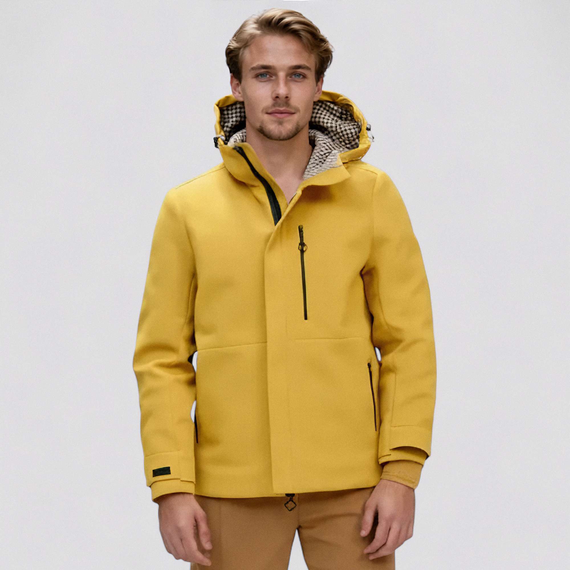 Vandtæt Unisex Fleecejakke til Udendørs Aktiviteter