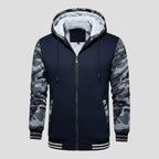 Varm Fleecejakke med Hætte til Mænd