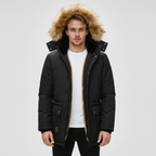 Varm Herre Parka med Hætte