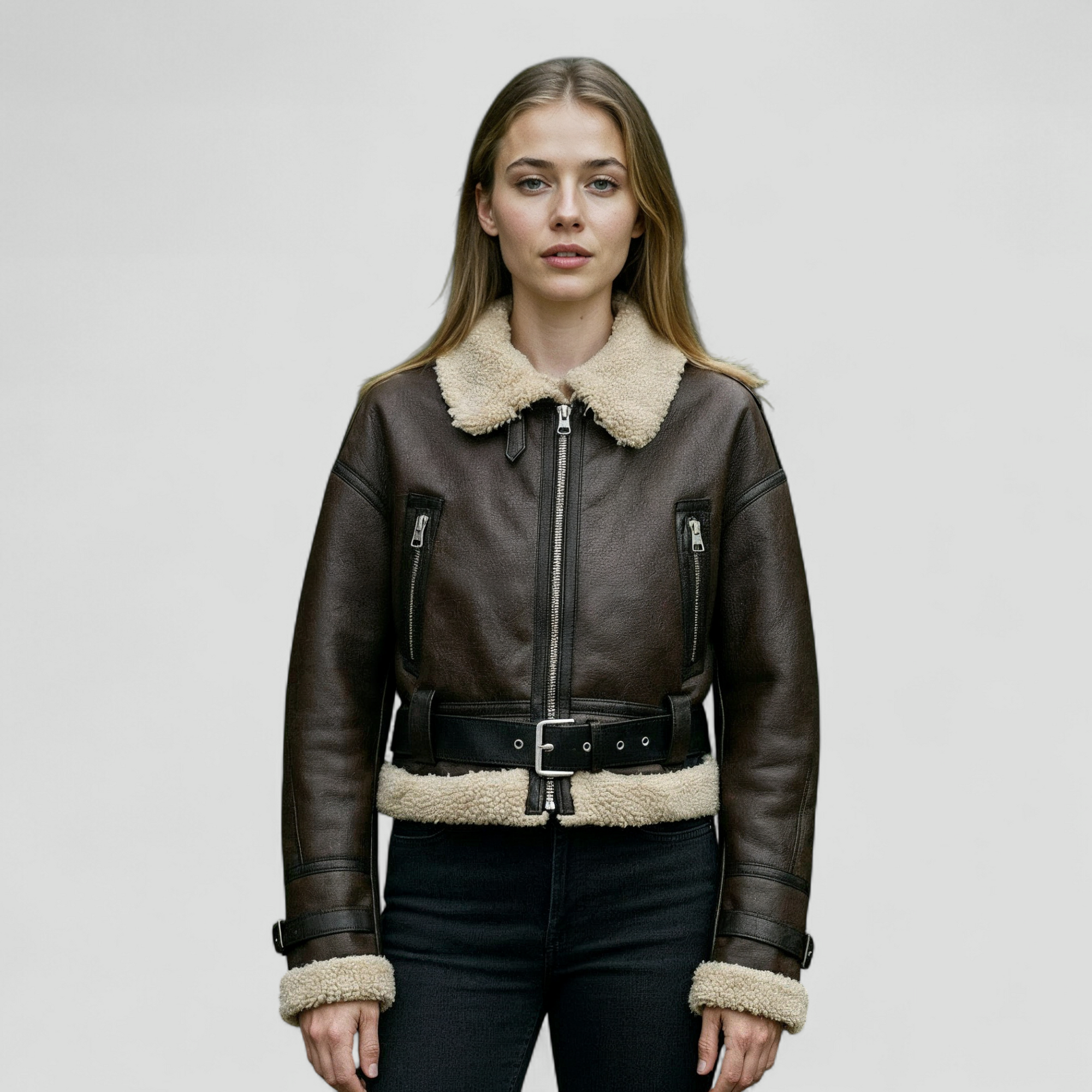 Varm Vintage Jakke til Kvinder.