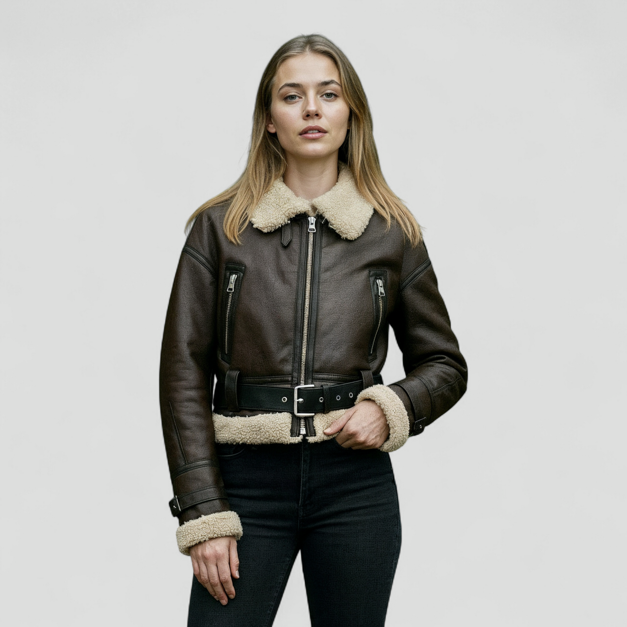 Varm Vintage Jakke til Kvinder.