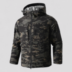 Varm camouflage-vinterjakke til mænd – vindtæt og komfortabel
