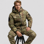 Varm camouflage-vinterjakke til mænd – vindtæt og komfortabel