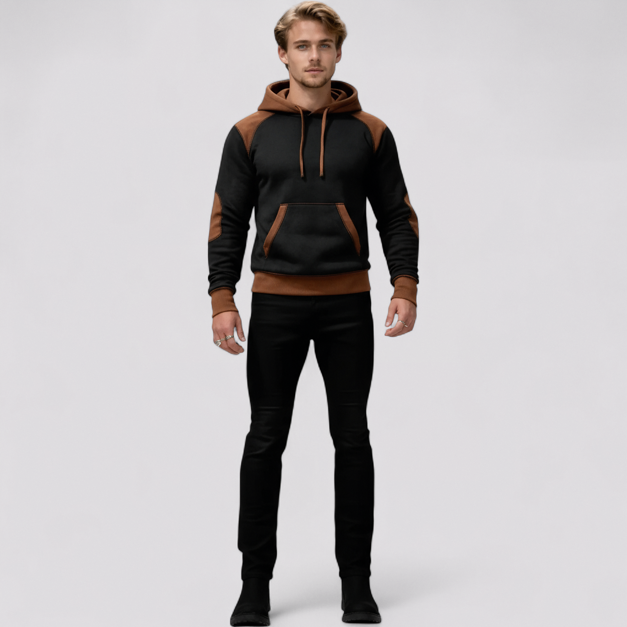 Vintage Cowboy Hættetrøje til Mænd