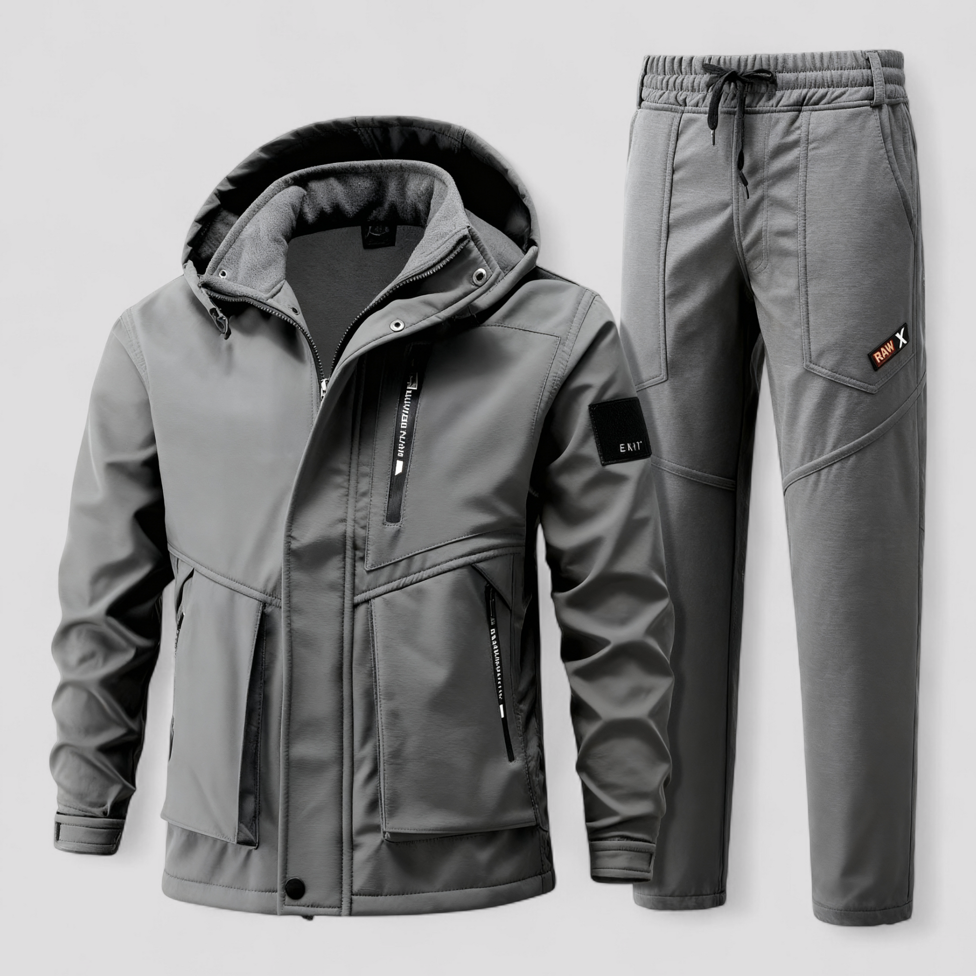 Vinterjakke til Herre – Blødt Plysfor og Komfortabel Pasform