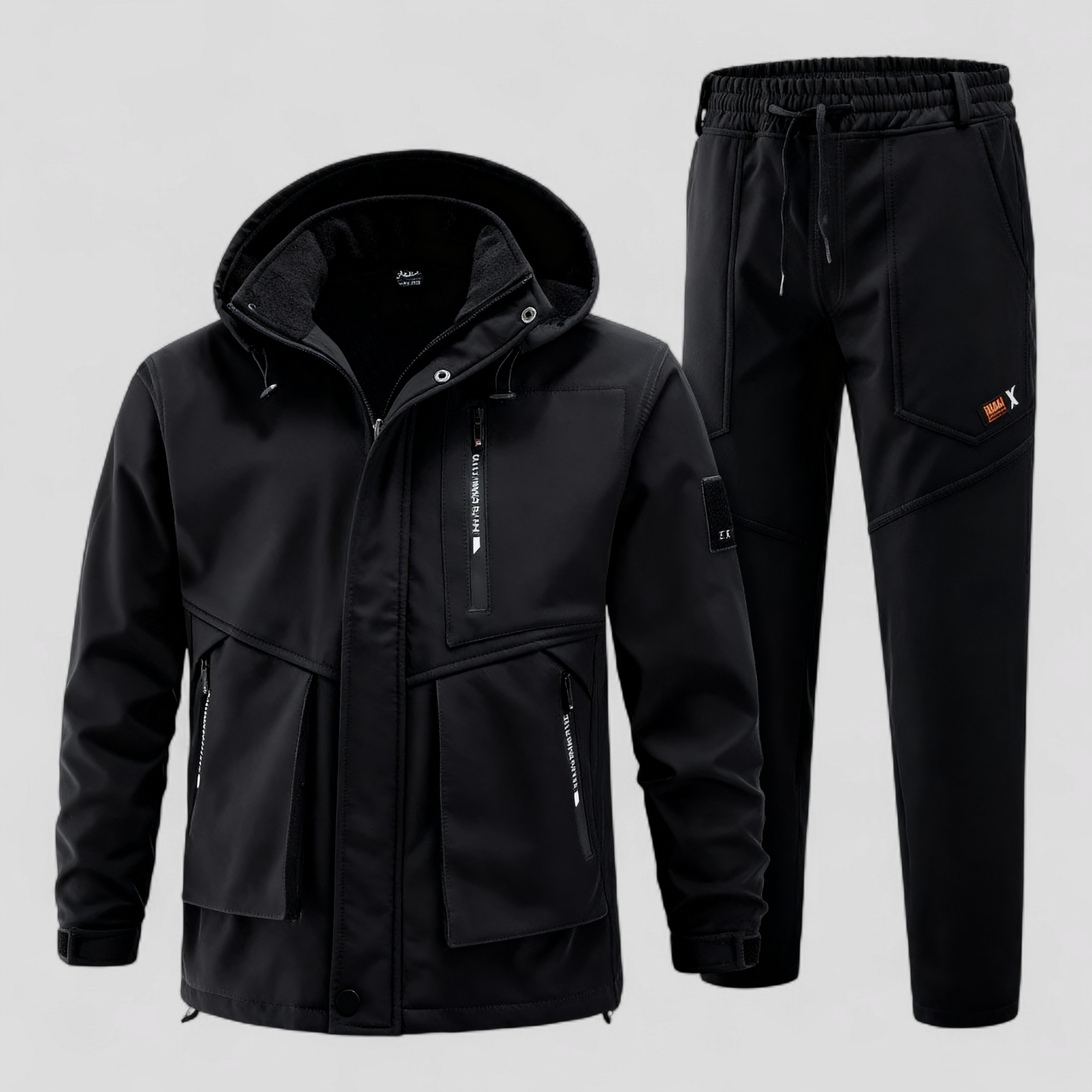 Vinterjakke til Herre – Blødt Plysfor og Komfortabel Pasform