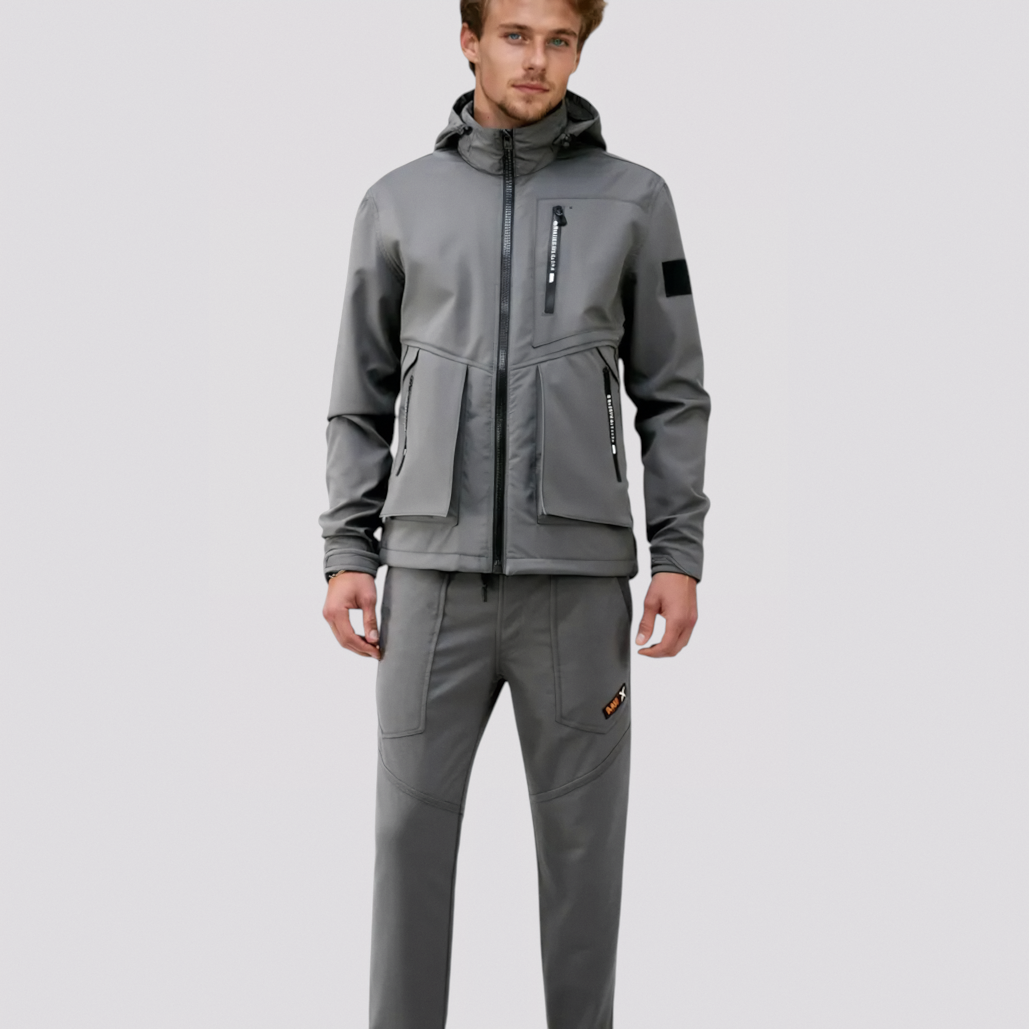 Vinterjakke til Herre – Blødt Plysfor og Komfortabel Pasform