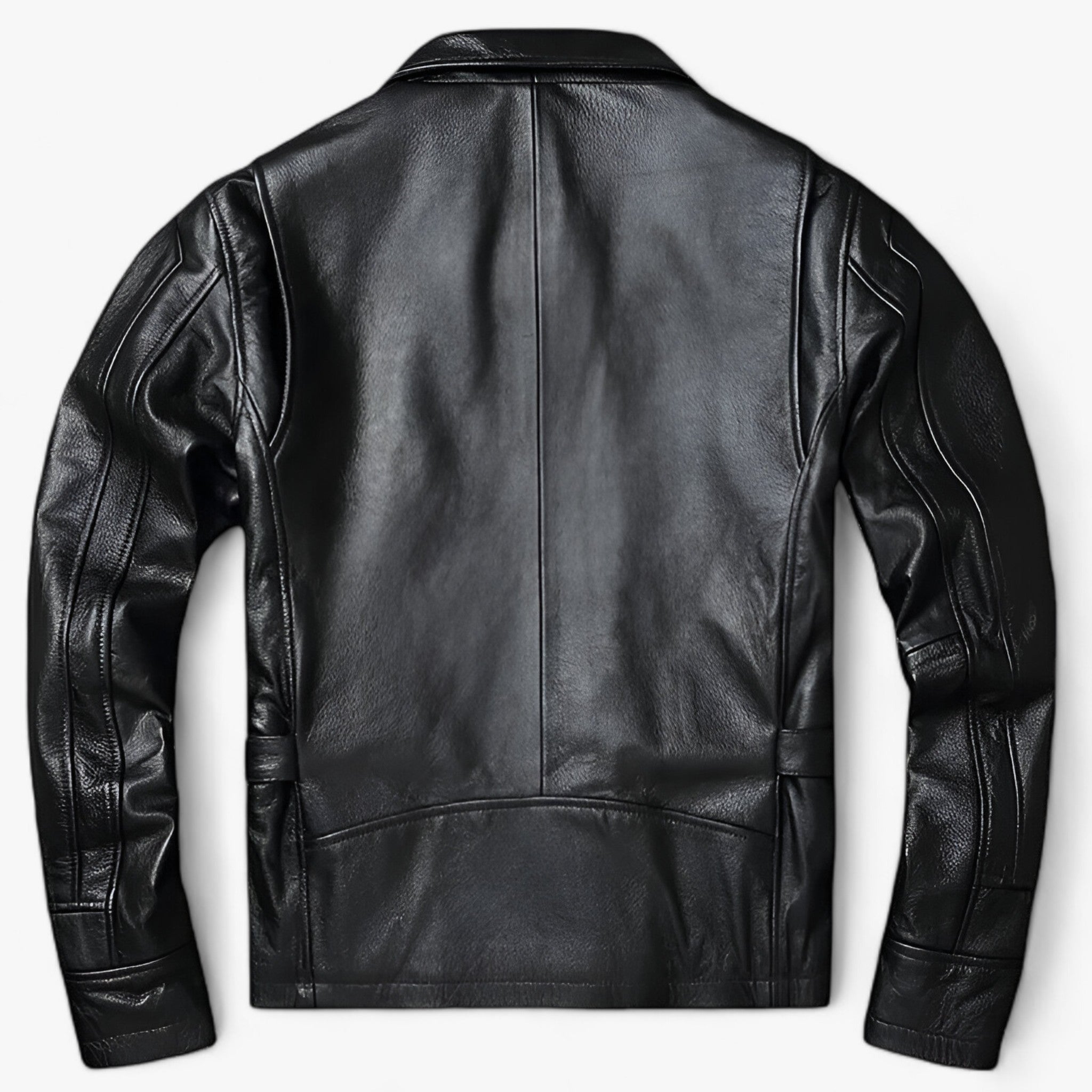 Jackson | Herre Læder Bikerjakke - Vintage Biker Varme