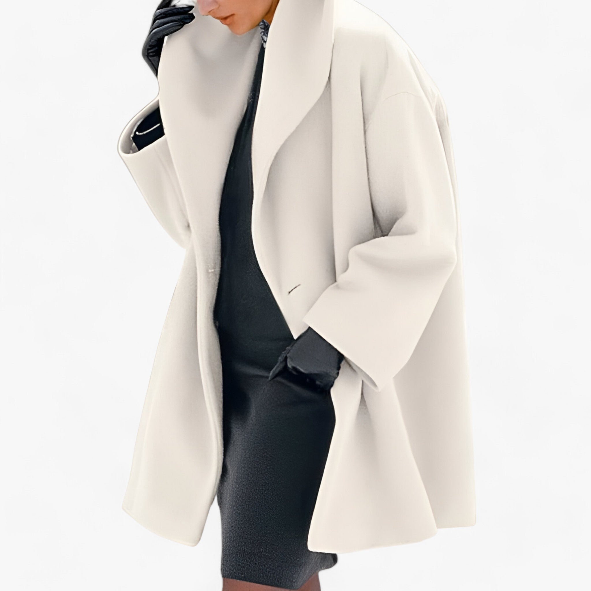 Leigh | Dametrenchcoat i Uld - Varme og Elegance Lang